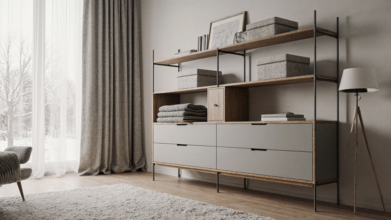 Что поставить в комнату вместо комода: практичные альтернативы 2025 года