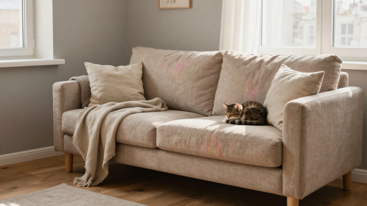 Какой цвет преобладает в мягкой мебели в 2024 году?