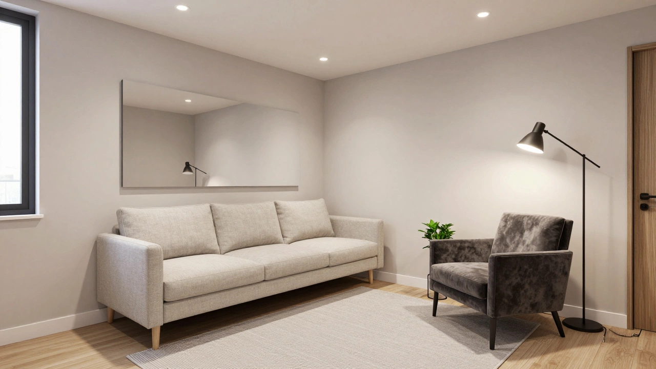 Компактная гостиная для маленькой комнаты